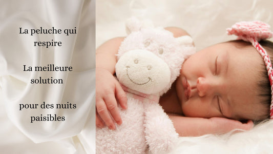 bannière blog bebe dort avec peluche qui respire