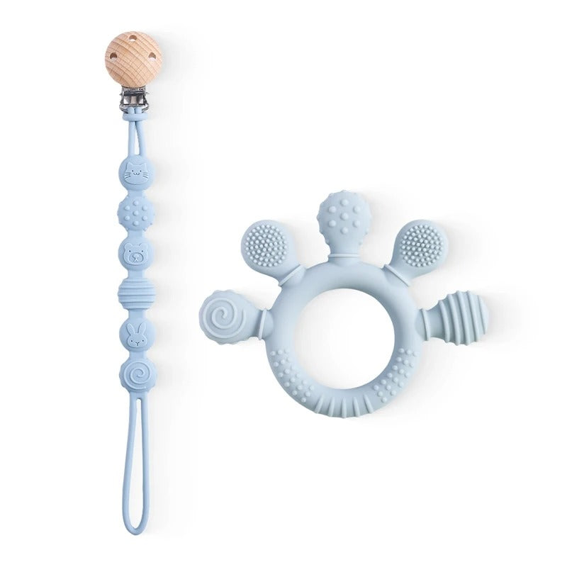 anneau dentition bebe bleu