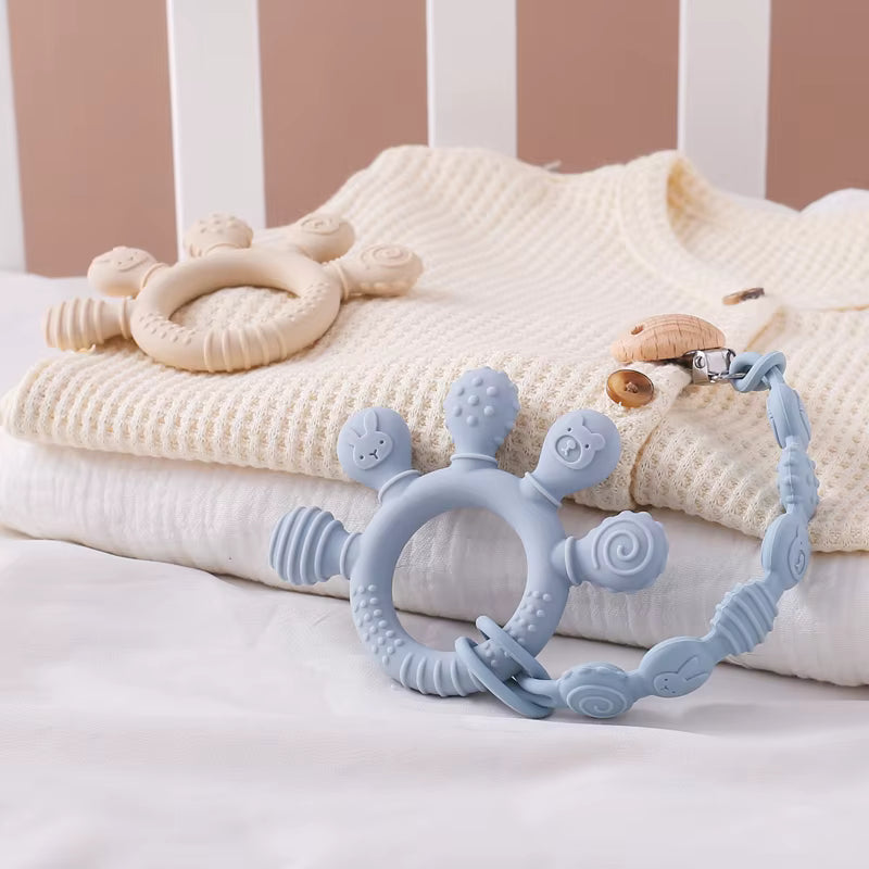 anneau dentition bebe bleue