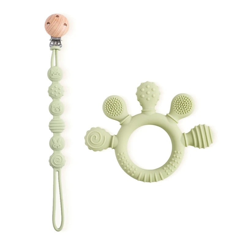anneau dentition bebe vert