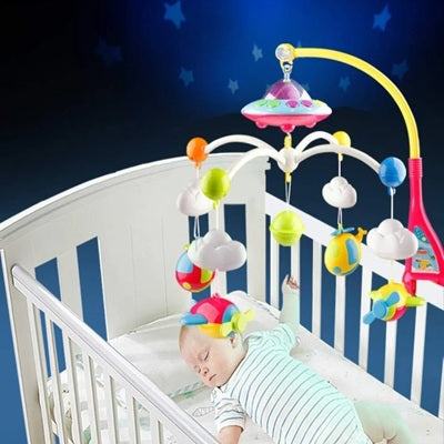 bebe dort berceau avec mobile musical bebe