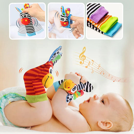 bebe joue hochet pour bebe chaussettes poignets