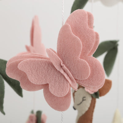 element papillon mobile bebe