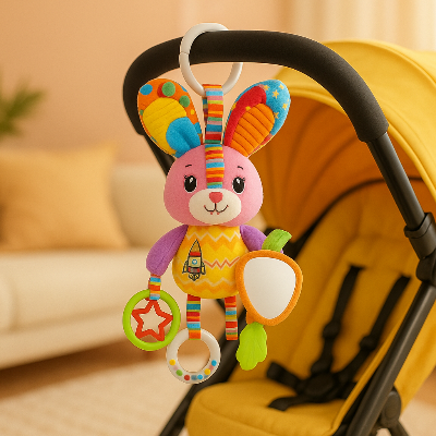 hochet bebe accroche poussette