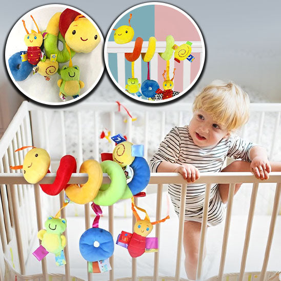 hochet chenille barre parc bebe dedans escalade