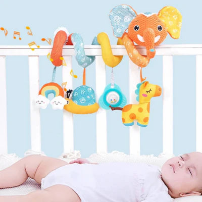 hochet elephant barre berceau bebe dort