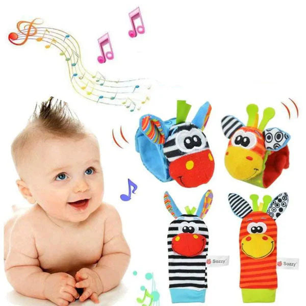 hochet pour bebe girafe bebe souriant