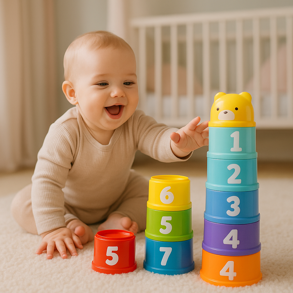 jouet bebe 1 an bebe joue gobelets empilables