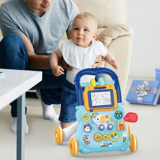 jouet bebe 1 an | MiniRider™ trotteur bébé Évolutif sécurisé