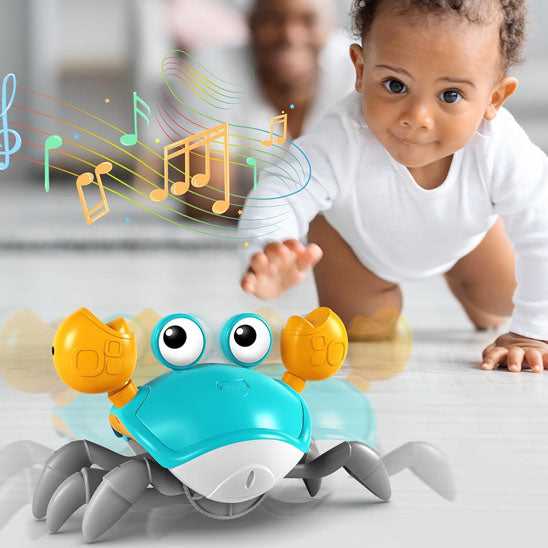 jouet bebe crabe interactif