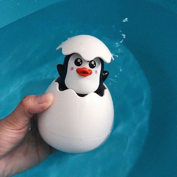 jouet de bain pour bebe monsieur pingouin