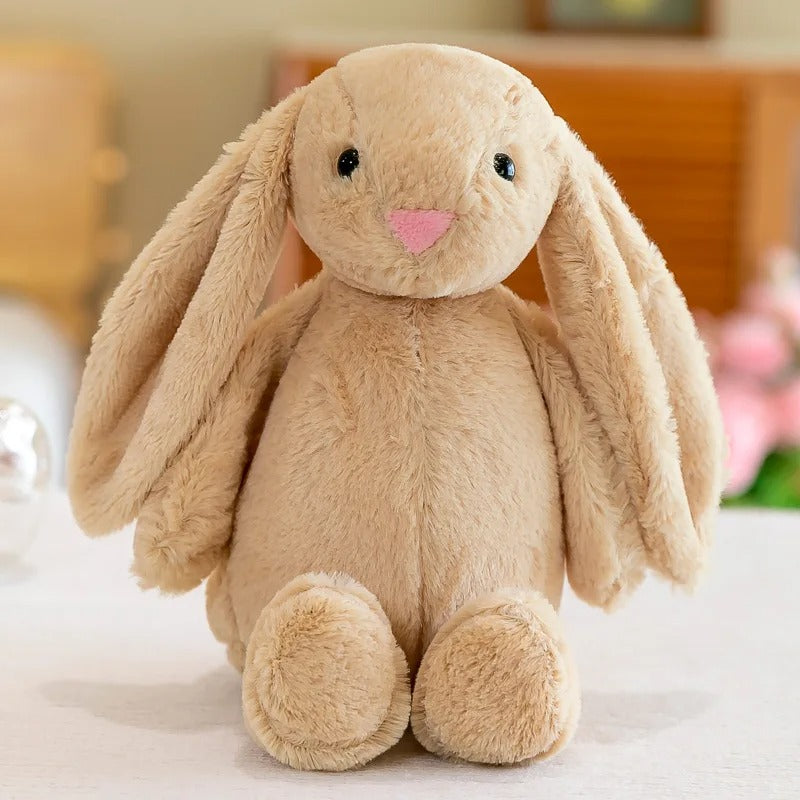 lapin peluche marron