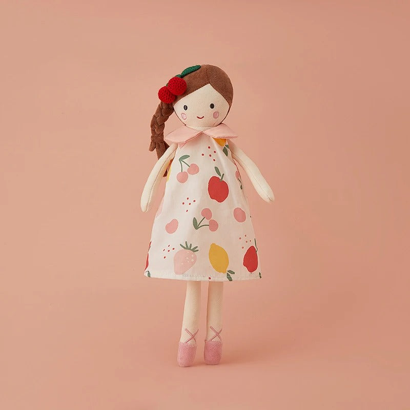 peluche doudou sophie robe multifruits