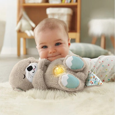 peluche loutre qui respire douceur et calin