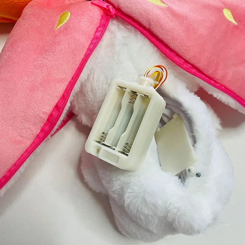 peluche qui respire fonctionne piles