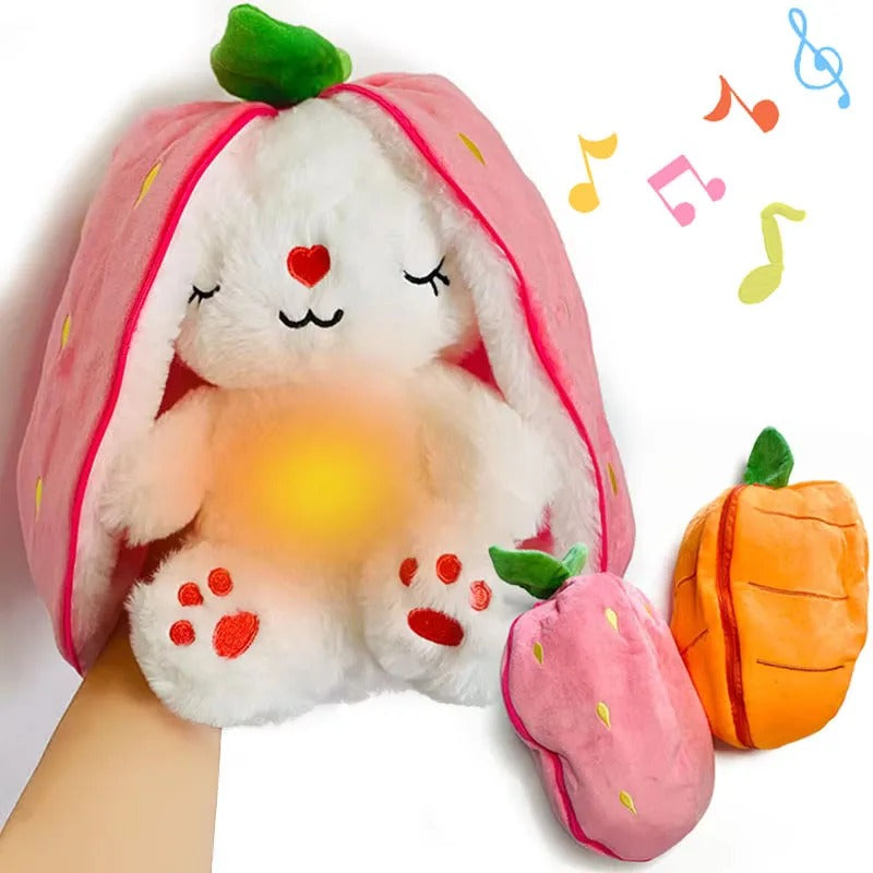 peluche qui respire musicale fraise carotte