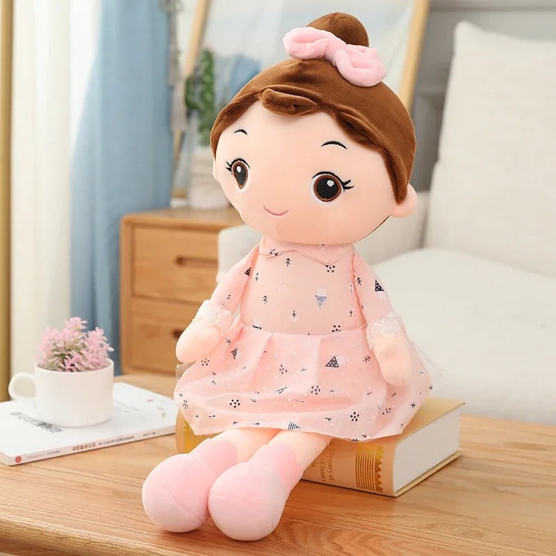 poupee de chiffon robe rose