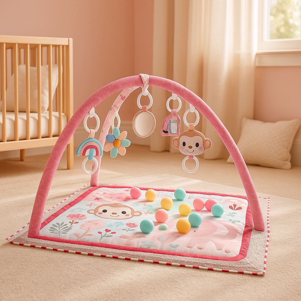 tapis d eveil sans filet dans chambre bebe