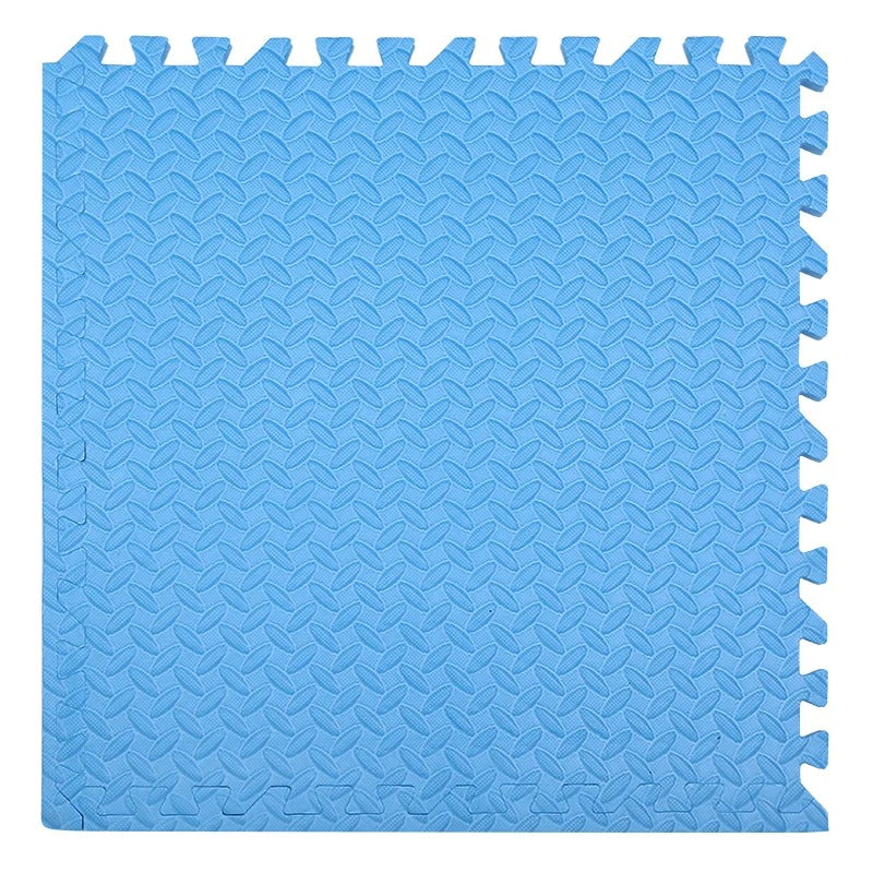 tapis en mousse puzzle bleu clair