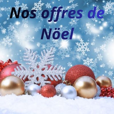 nos offres de nöel boules rouges et dorées
