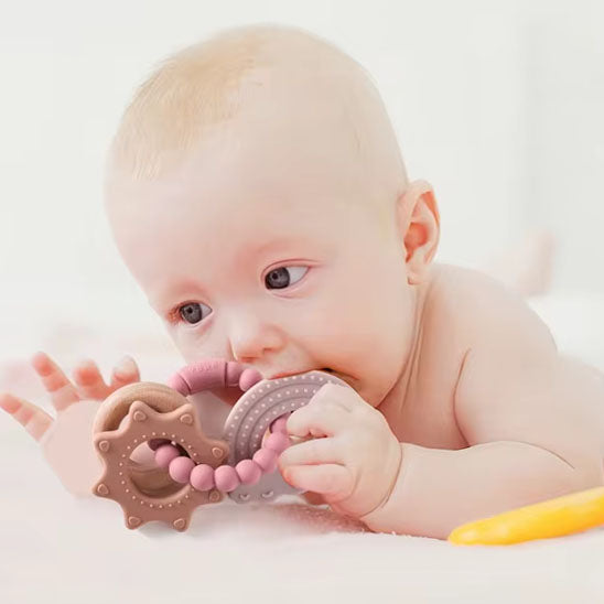 anneau dentition bebe calme les gencives irritees