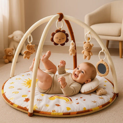 bebe allonge tapis de jeu bebe leve mains pieds