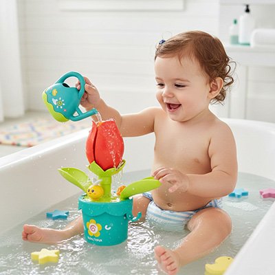 bebe assis baignoire arrose jouet baignoire bebe tulipe