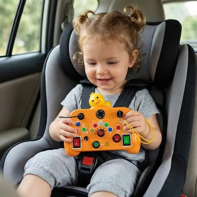 bebe assis siège auto tient busy board bebe orange