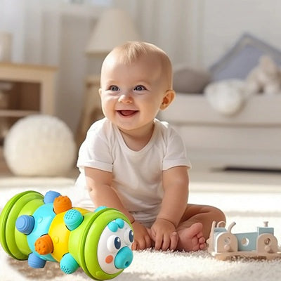 bebe assis tapis avec jouet bebe 1 an rampant