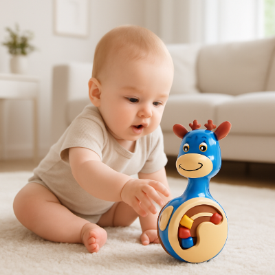 bebe assis tente de saisir jouet bebe 1 an