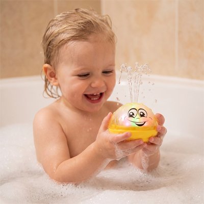 bebe bain tient jouet de bain bebe jaune jet deau