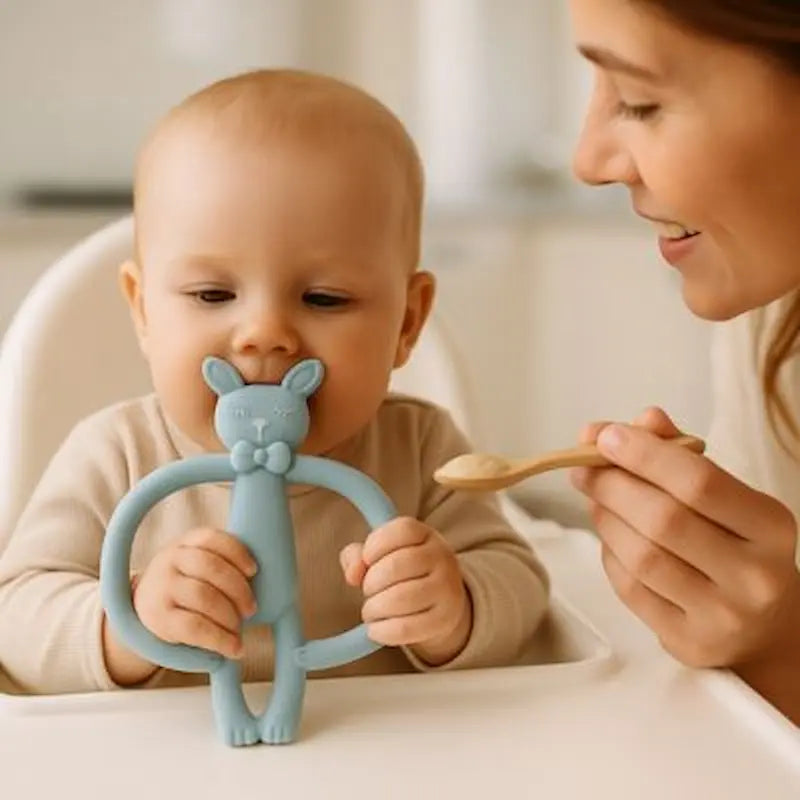 bébé chaise haute bouche anneau de dentition bebe