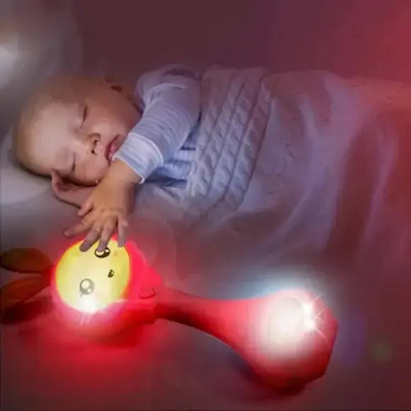 bébé dort hochet bébé veilleuse lumière tamisée