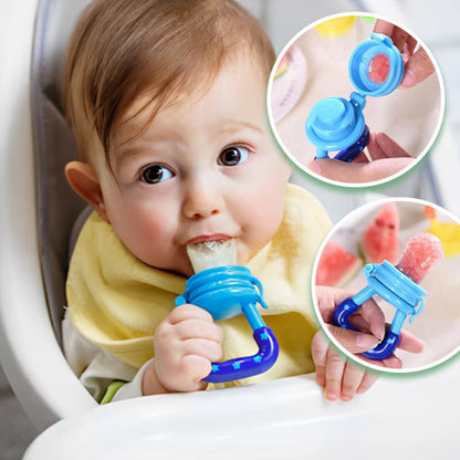 bebe explore ses saveurs avec grignoteuse bebe