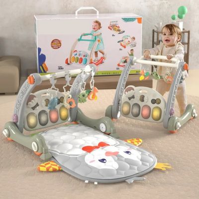 bebe fille debout pousse trotteur tapis d activite bebe