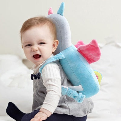 bebe garcon porte dos coussin peluche protection