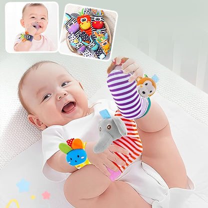 bebe joue hochet pour bebe chaussette singe elephant