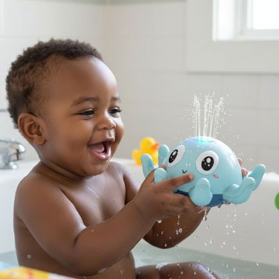 bebe joyeux dans bain joue jouet baignoire bebe