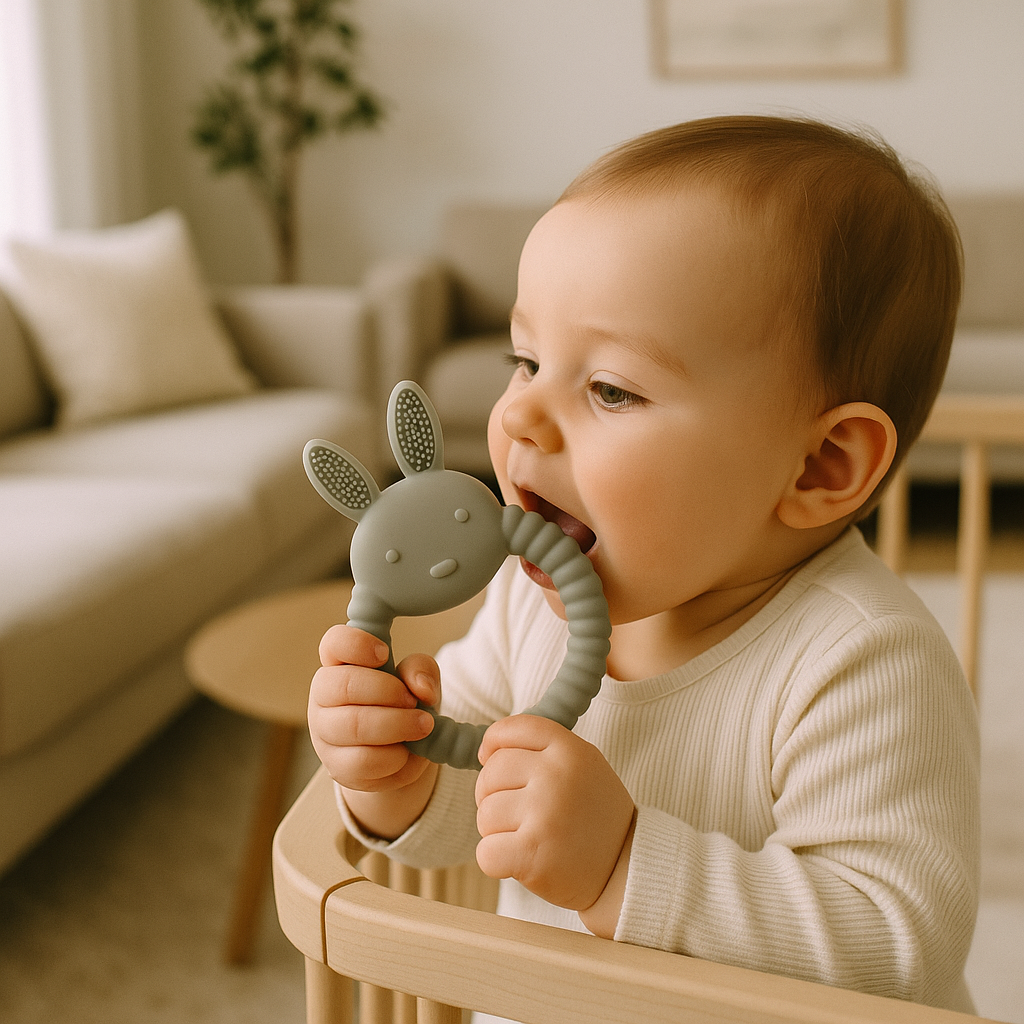 bebe mord anneau de dentition bebe vert