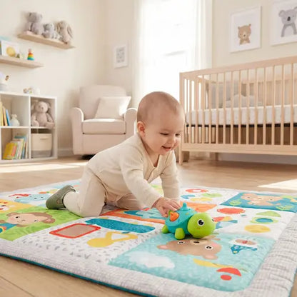 bébé quatre pattes tapis éveil joue jouet bebe tortue interactive