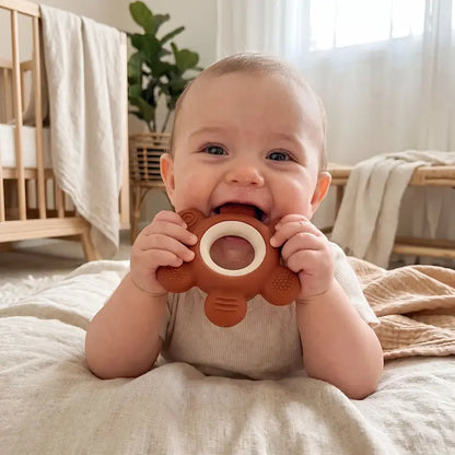 bébé tummy time mordille anneau dentition bebe