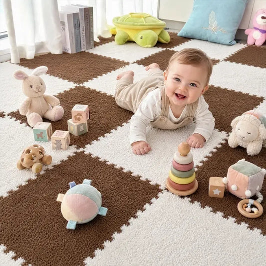 bébé tummy time tapis en mousse puzzle joue jouets bébé