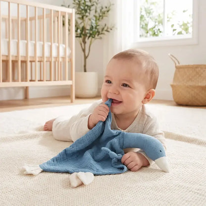 bébé tummy time tapis mordille doudou bébé oie