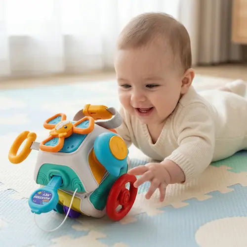 bébé tummy time tapis puzzle touche jouet bebe