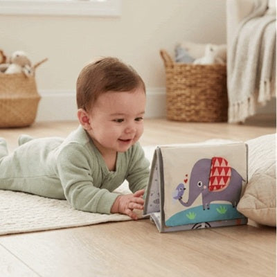 bebe tummy time touche livre bebe en tissus