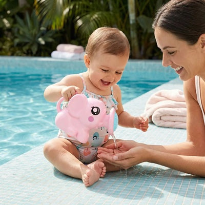 bebe verse eau mains maman jouet de bain pour bebe