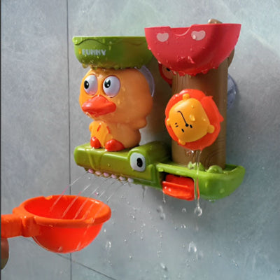 eau sort bouche crocodile jouet de bain bebe fixe mur