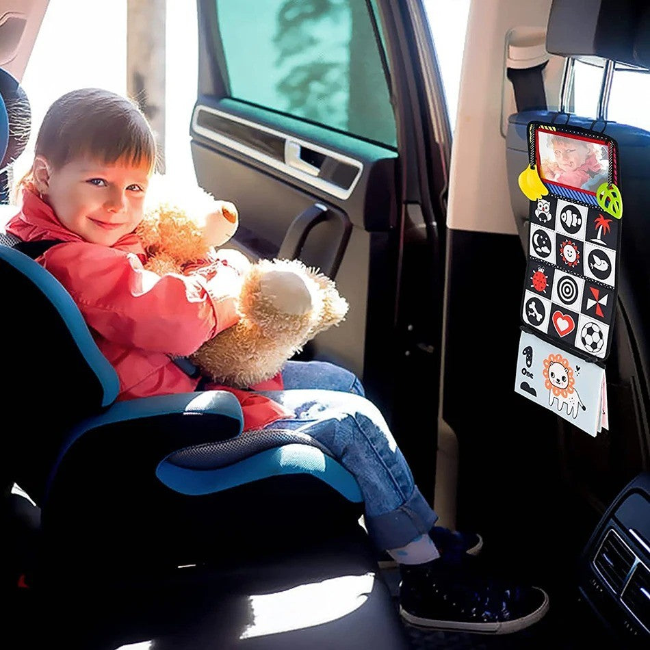 enfant siege auto face livre tissu bebe derriere siege conducteur 