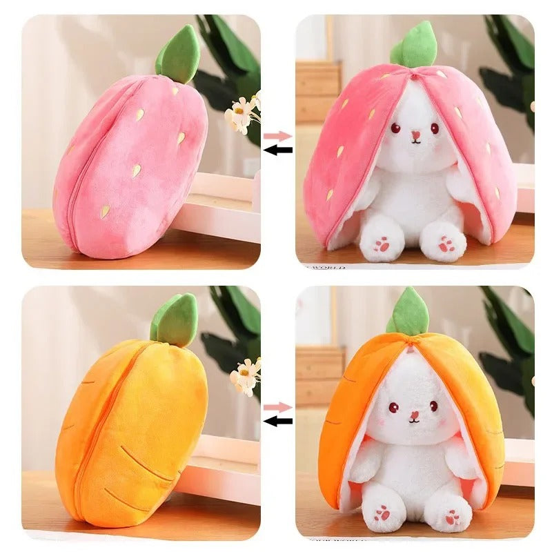 fermeture eclair peluche bebe lapin