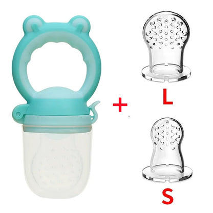 grignoteuse bebe bleue pack 3 mamelons